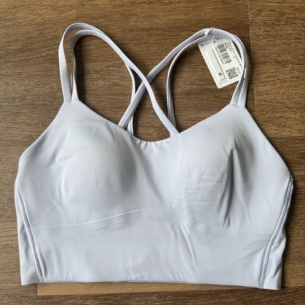 lululemon Like a Cloud Longline Bra Light Support, B/C Cup in Serene Blue NWT